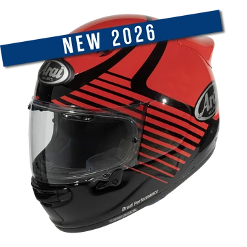 ARAI bukósisak Quantic Flight red