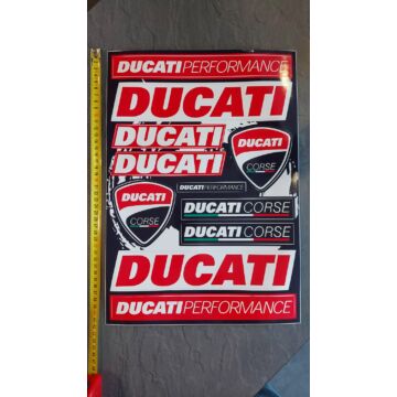 Motoros matrica szett Ducati 02 (nagy, A3-as)