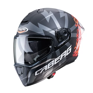 Zárt bukósisak, CABERG Drift Evo, Storm, matt fekete/piros
