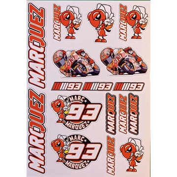 Motoros matrica szett Marqez 02 (A4)