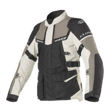 Motoros kabát, CLOVER Scout-3 WP, szürke-fekete