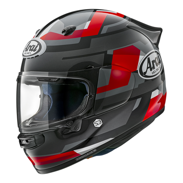 ARAI bukósisak Quantic Abstract Red