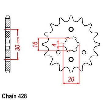 SUNSTAR Első Lánckerék LKS 22814