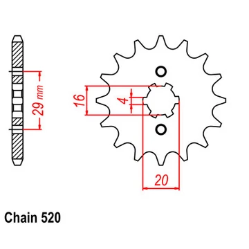 SUNSTAR Első Lánckerék LKS 30112