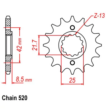 SUNSTAR Első Lánckerék LKS 34115