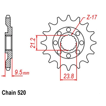 SUNSTAR Első Lánckerék LKS 34714