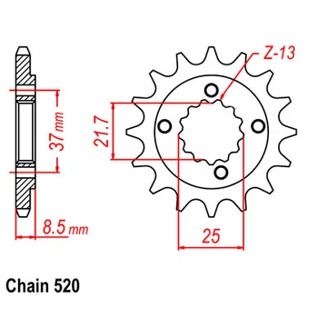 SUNSTAR Első Lánckerék LKS 35615