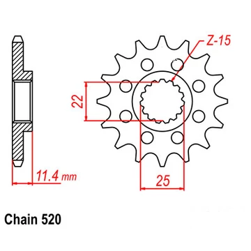 SUNSTAR Első Lánckerék LKS 36016