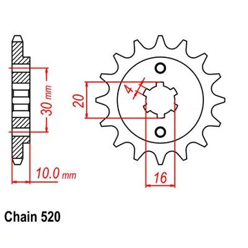 SUNSTAR Első Lánckerék LKS 38514