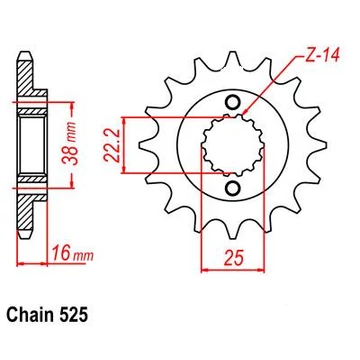 SUNSTAR Első Lánckerék LKS 41515