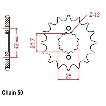 SUNSTAR Első Lánckerék LKS51114