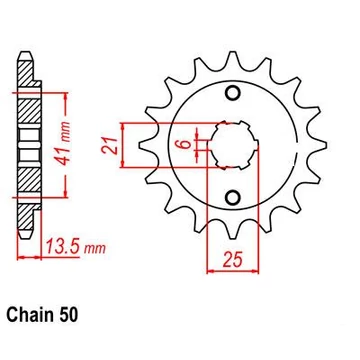 SUNSTAR Első Lánckerék LKS51515