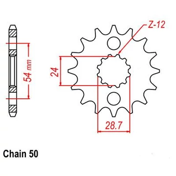 SUNSTAR Első Lánckerék LKS51617