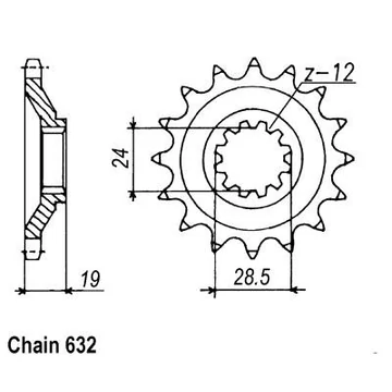 SUNSTAR Első Lánckerék LKS70115