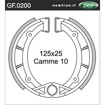 NEWFREN Fékpofa GF.0200