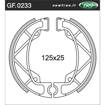 NEWFREN Fékpofa GF.0233
