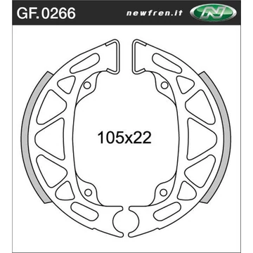 NEWFREN Fékpofa GF.0266