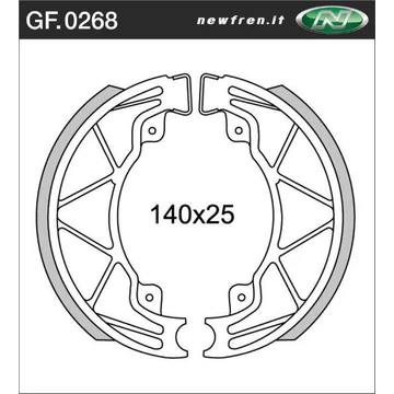NEWFREN Fékpofa GF.0268