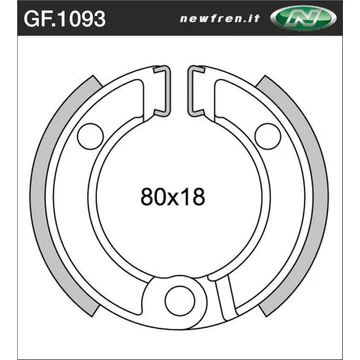 NEWFREN Fékpofa GF.1093