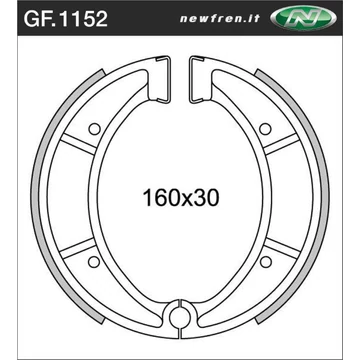 NEWFREN Fékpofa GF.1152