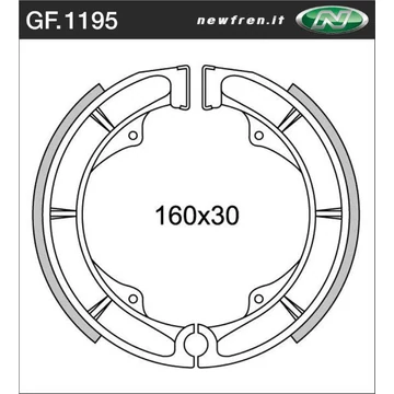 NEWFREN Fékpofa GF.1195