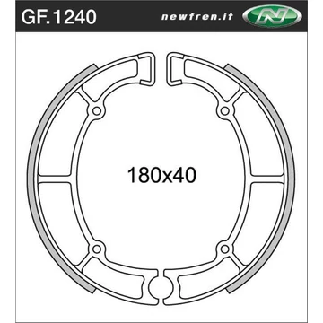 NEWFREN Fékpofa GF.1240