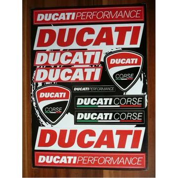 Motoros matrica szett DUCATI 02 (A4-es)