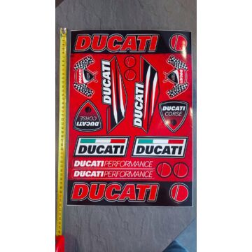 Motoros matrica szett Ducati 01 (nagy, A3-as)