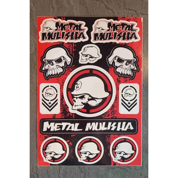 Motoros matrica szett Metal Mulisha 01 (A4-es)
