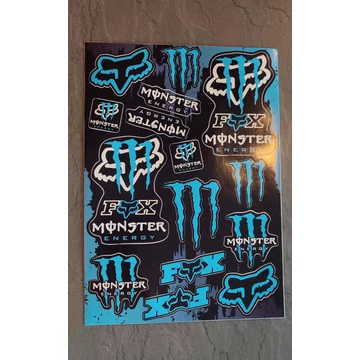 Motoros matrica szett MONSTER 04 (A4-es)