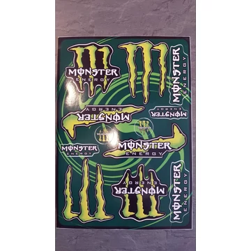 Motoros matrica szett MONSTER 03 (A4-es)