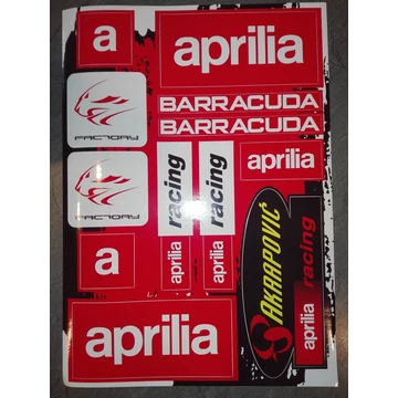 Motoros matrica szett APRILIA 07 (A4-es)