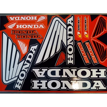 Motoros matrica szett HONDA 09 (A4-es)