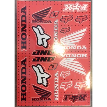 Motoros matrica szett HONDA 11 (A4-es)