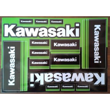 Motoros matrica szett KAWASAKI 05 (A4-es)