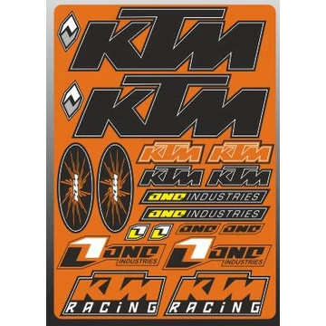 Motoros matrica szett KTM 01 (A4-es)