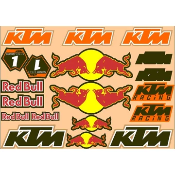 Motoros matrica szett KTM 02 (A4-es)
