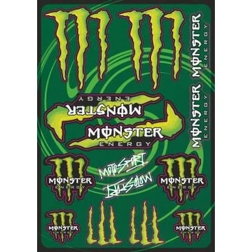 Motoros matrica szett MONSTER 01 (A4-es)