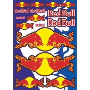 Motoros matrica szett RED BULL 01 (A4-es)