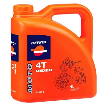 REPSOL 4T Moto Rider 4 ütemű motorolaj 15W50 4L