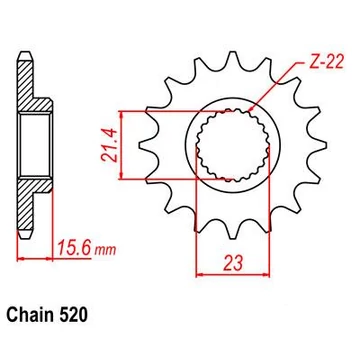 SUNSTAR Első Lánckerék LKS 37215