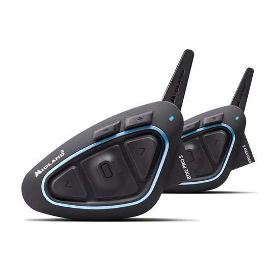 Midland BTX2 Pro S LR motoros kommunikációs szett, sisakkommunikáció, dupla szett