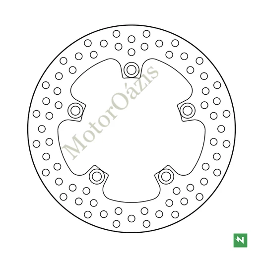 NEWFREN Első féktárcsa Honda NC 750 S (w/DTC) 14-21