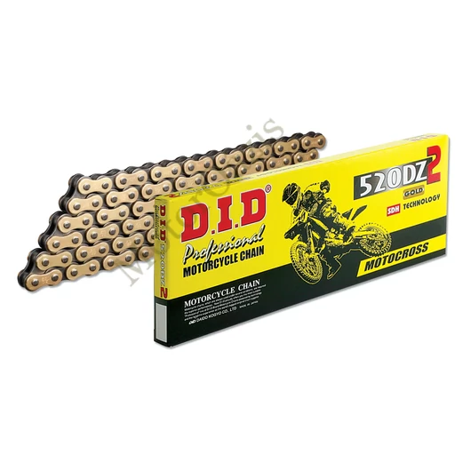 DID hajtólánc 520DZ2-114 ARANY