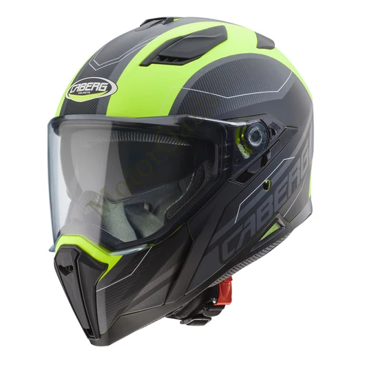 Zárt bukósisak, CABERG Jackal, Supra, matt fekete/fluo