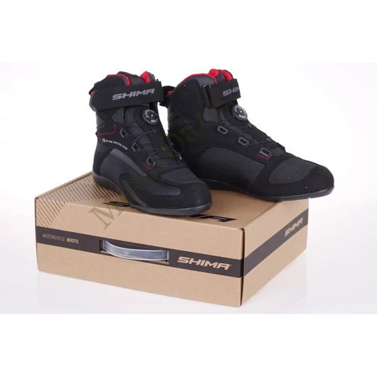 Női motoros cipő, SHIMA EXO VENTED Lady, fekete