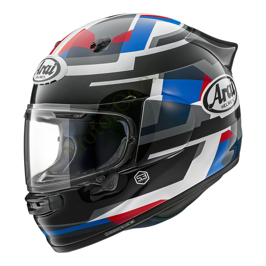 ARAI bukósisak Quantic Abstract Blue