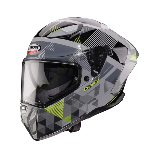Zárt bukósisak, CABERG Drift Evo II, Prism szürke-fekete-fluosárga