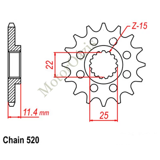 SUNSTAR Első Lánckerék LKS 36016