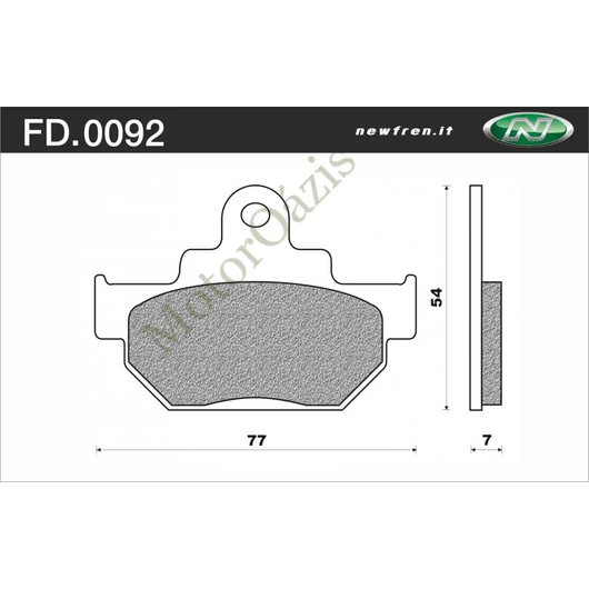 NEWFREN Fékbetét FD.0092BT